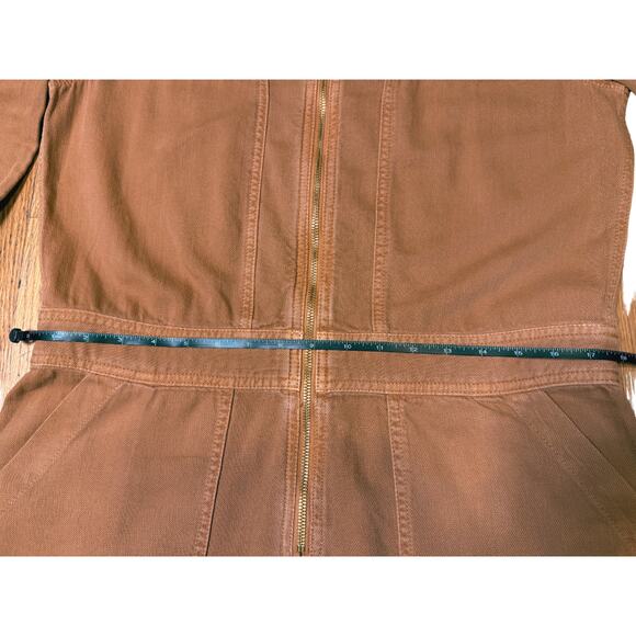 NWT Free People x Sandrine Rose Denim Jumpsuit - Rust π | Size Medium β¨ - Picture 6 of 7